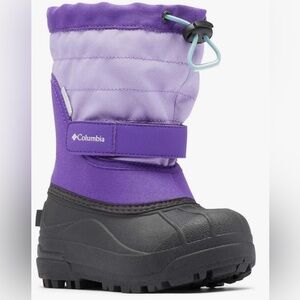 New Columbia Powderbug Insulated Purple winter boots size 4 toddler